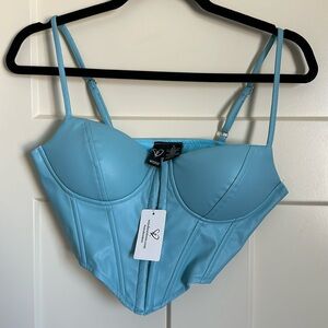 Light blue corset